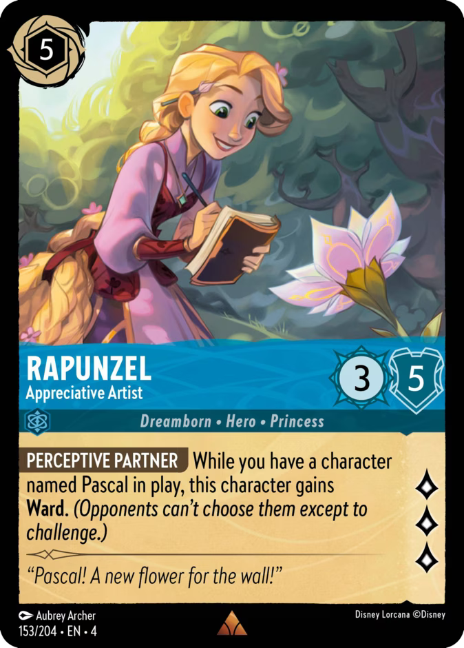 Rapunzel - Appreciative Artist - Ursula's Return Disney Lorcana