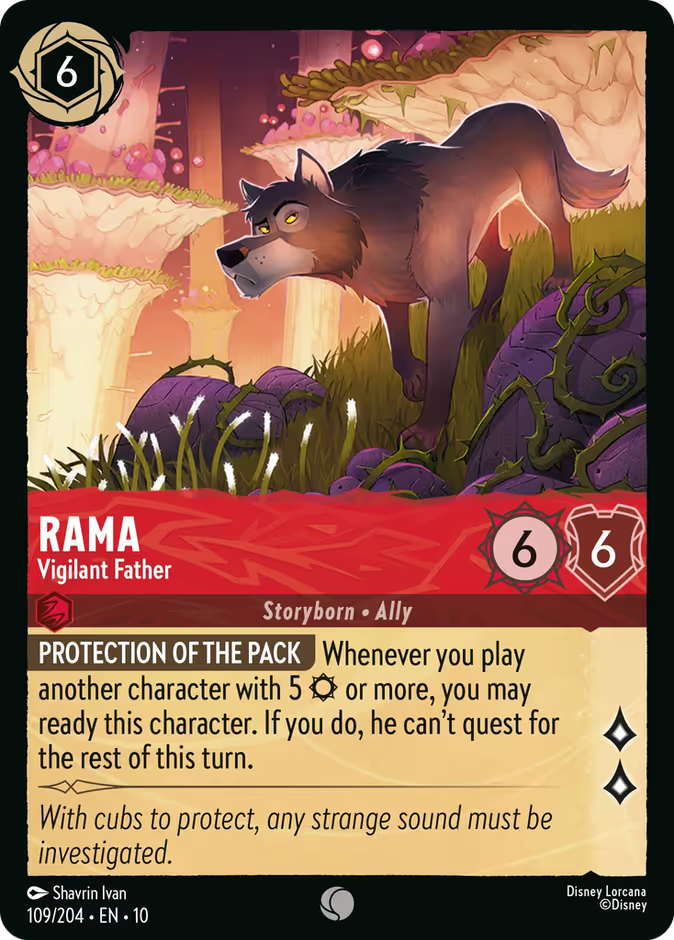 Rama - Vigilant Father - Whispers in the Well Disney Lorcana