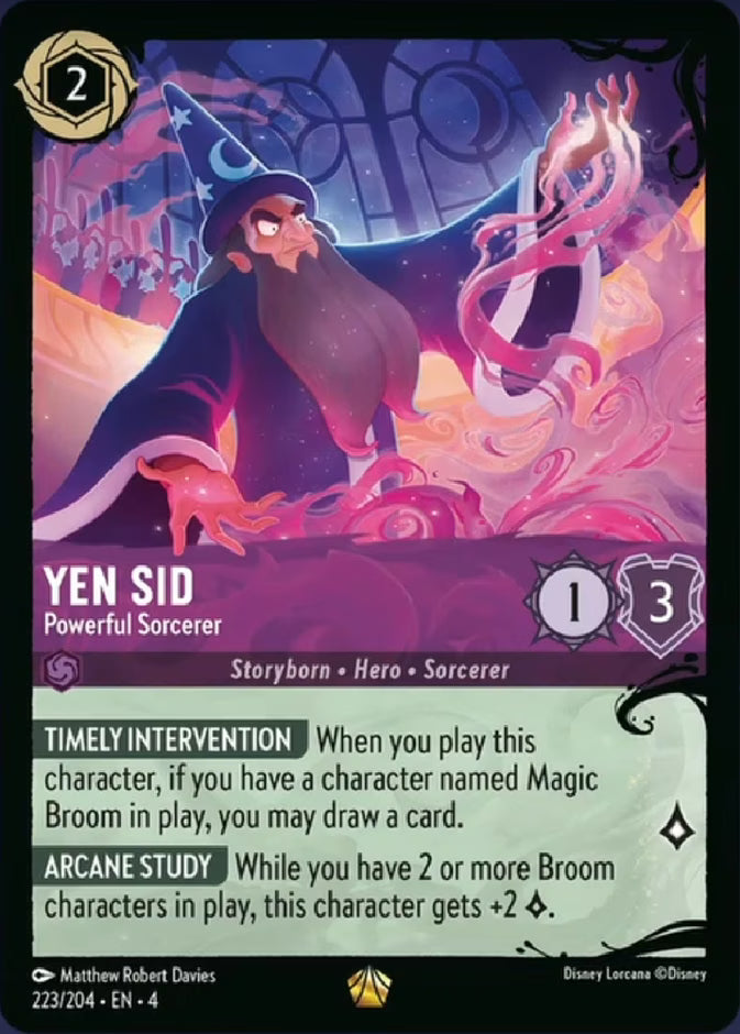 Yen Sid - Powerful Sorcerer - Ursula's Return Disney Lorcana