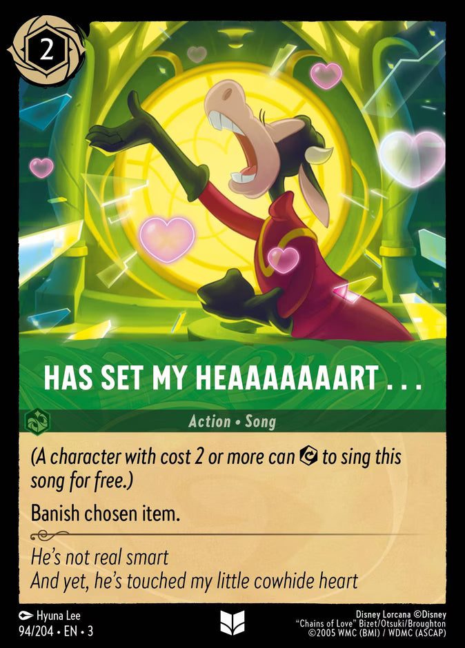 Has Set My Heaaaaaaart . . . - Into the Inklands Disney Lorcana