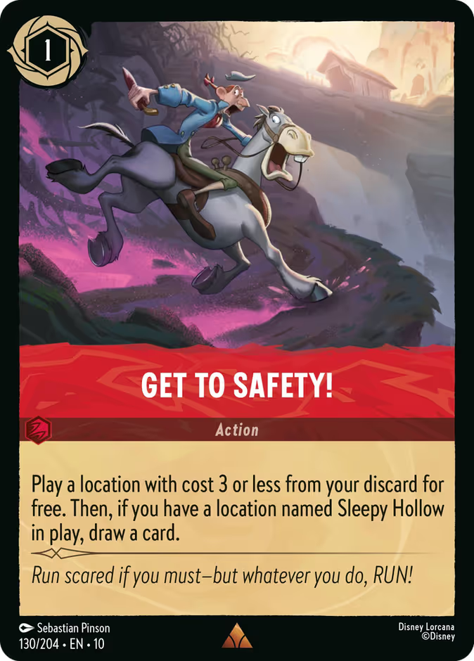 Get to Safety! - Whispers in the Well Disney Lorcana