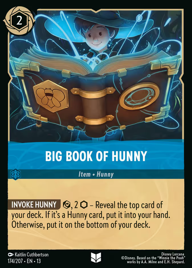 Big Book of Hunny - Attack of the Vine! Disney Lorcana
