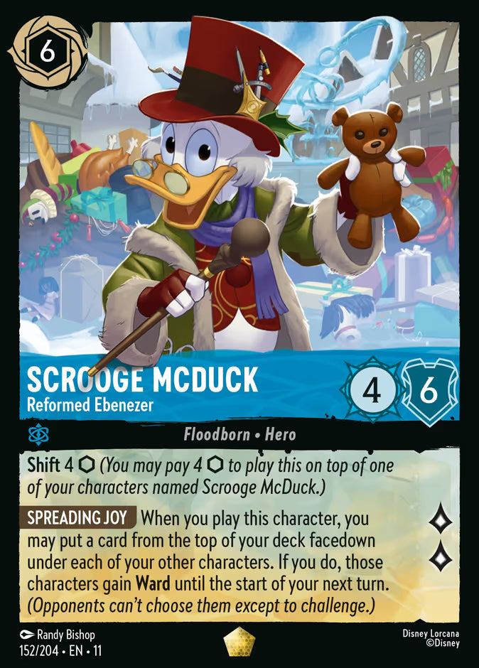 Scrooge McDuck - Reformed Ebenezer - Winterspell Disney Lorcana