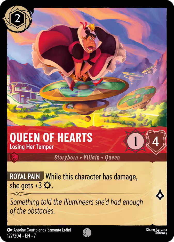Queen of Hearts - Losing Her Temper - Archazia's Island Disney Lorcana