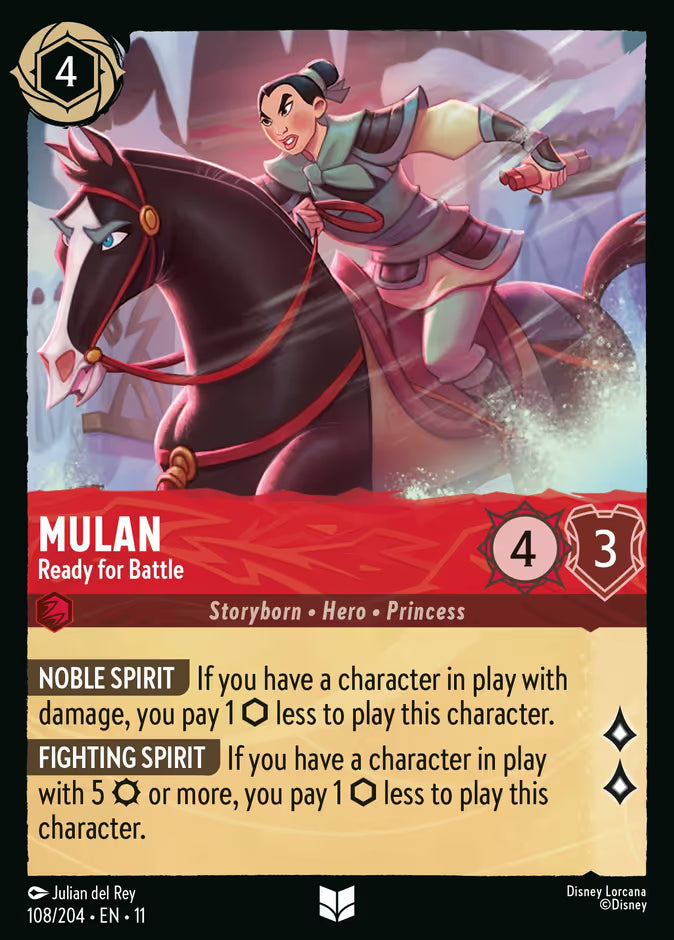 Mulan - Ready for Battle - Winterspell Disney Lorcana