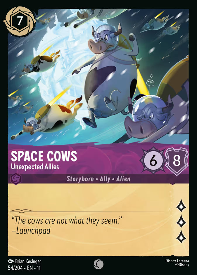 Space Cows - Unexpected Allies - Winterspell Disney Lorcana