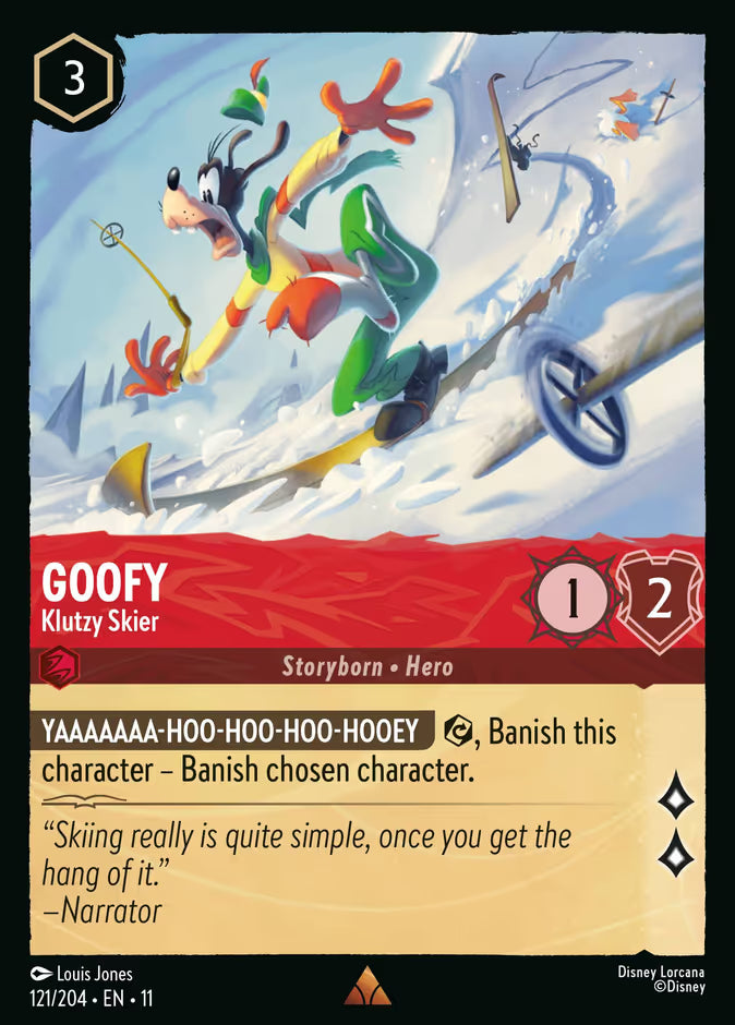 Goofy - Klutzy Skier - Winterspell Disney Lorcana