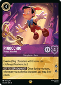 Pinocchio - Strings Attached - Reign of Jafar Disney Lorcana