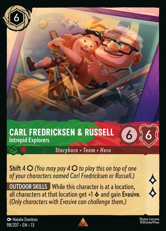 Carl Fredricksen & Russell - Intrepid Explorers - Attack of the Vine! Disney Lorcana