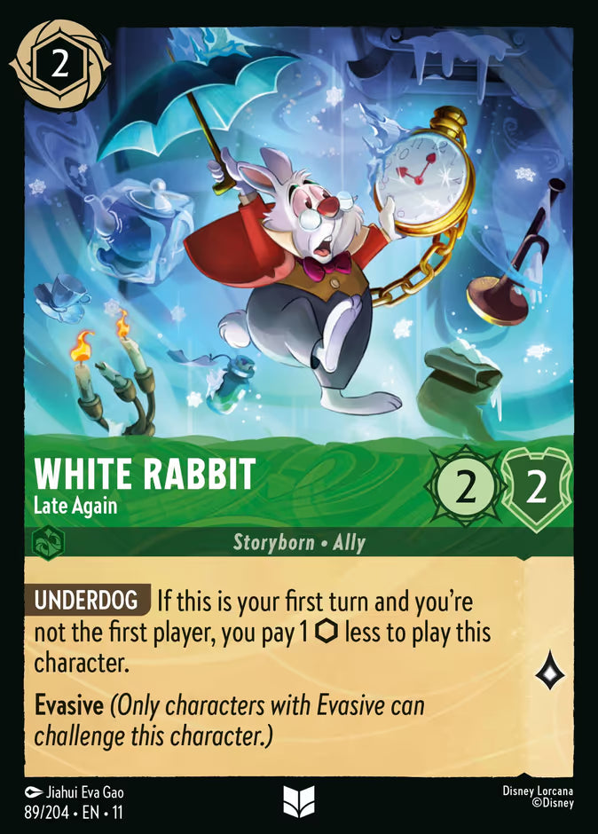 White Rabbit - Late Again - Winterspell Disney Lorcana