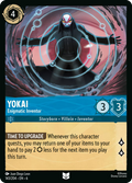 Yokai - Enigmatic Inventor - Azurite Sea Disney Lorcana