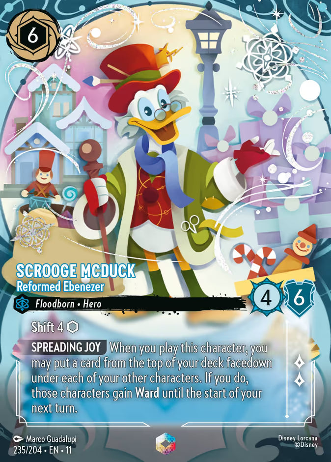 Scrooge McDuck - Reformed Ebenezer - Winterspell Disney Lorcana