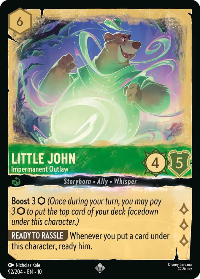 Little John - Impermanent Outlaw - Whispers in the Well Disney Lorcana