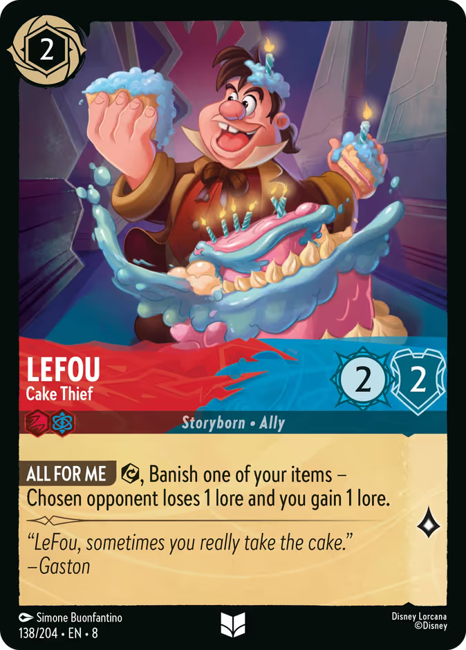 LeFou - Cake Thief - Reign of Jafar Disney Lorcana