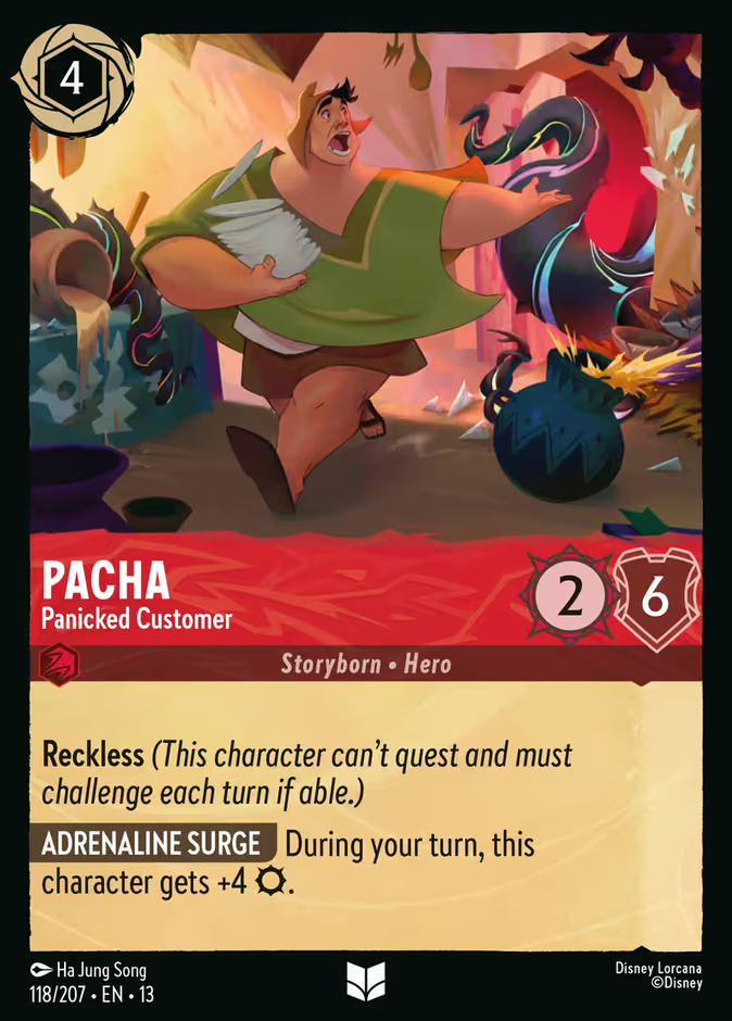 Pacha - Panicked Customer - Attack of the Vine! Disney Lorcana