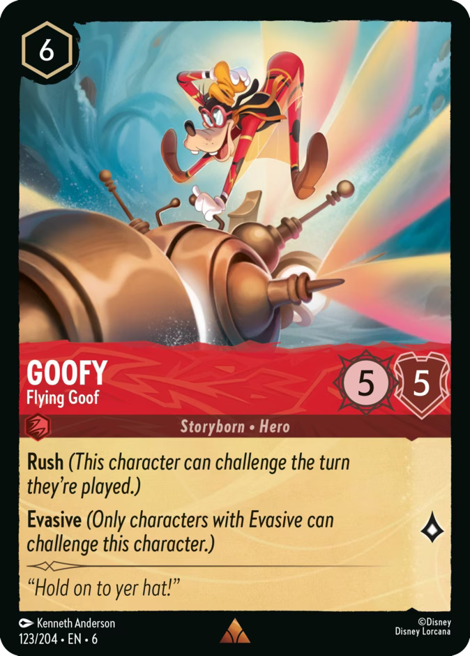 Goofy - Flying Goof - Azurite Sea Disney Lorcana