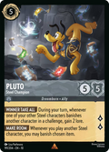 Pluto - Steel Champion - Whispers in the Well Disney Lorcana