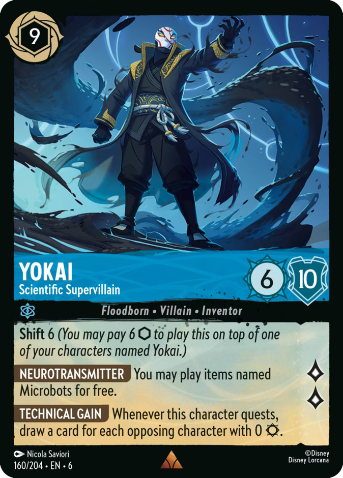 Yokai - Scientific Supervillain - Azurite Sea Disney Lorcana