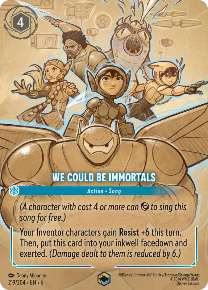 We Could Be Immortals - Azurite Sea Disney Lorcana