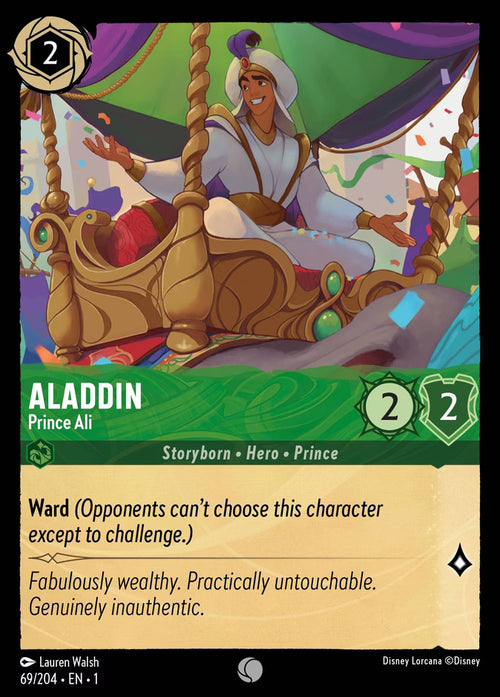 Aladdin - Prince Ali - The First Chapter Disney Lorcana