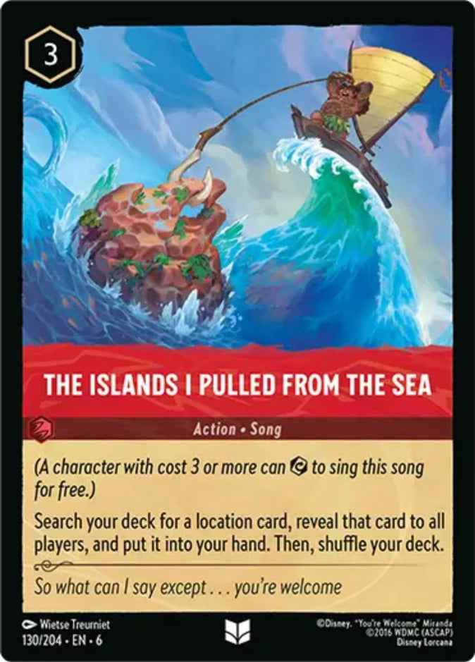 The Islands I Pulled from the Sea - Azurite Sea Disney Lorcana