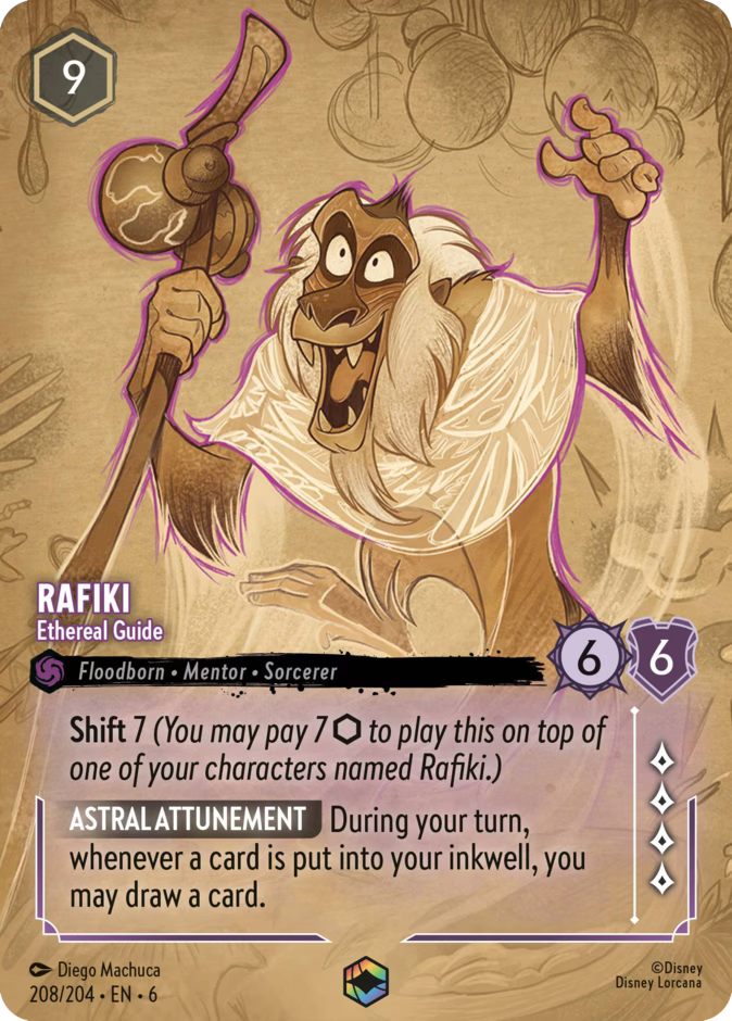 Rafiki - Ethereal Guide - Azurite Sea Disney Lorcana