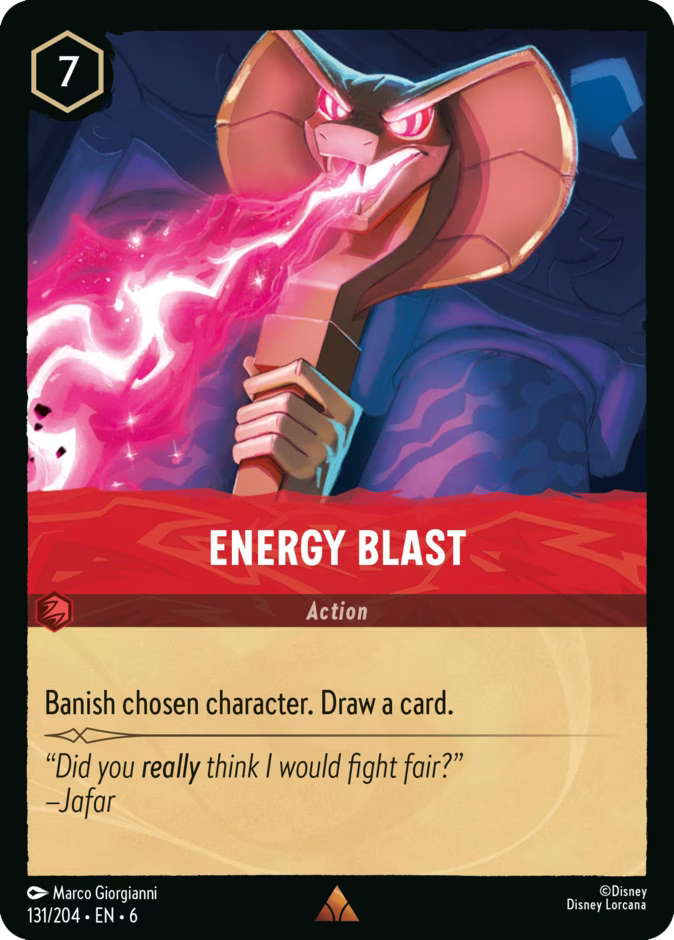 Energy Blast - Azurite Sea Disney Lorcana