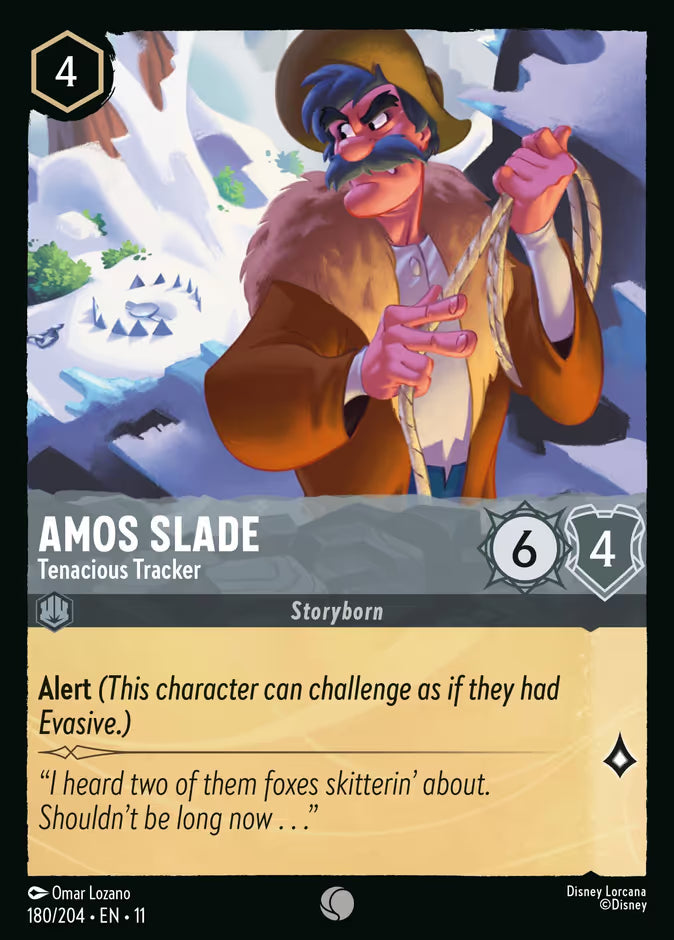 Amos Slade - Tenacious Tracker - Winterspell Disney Lorcana