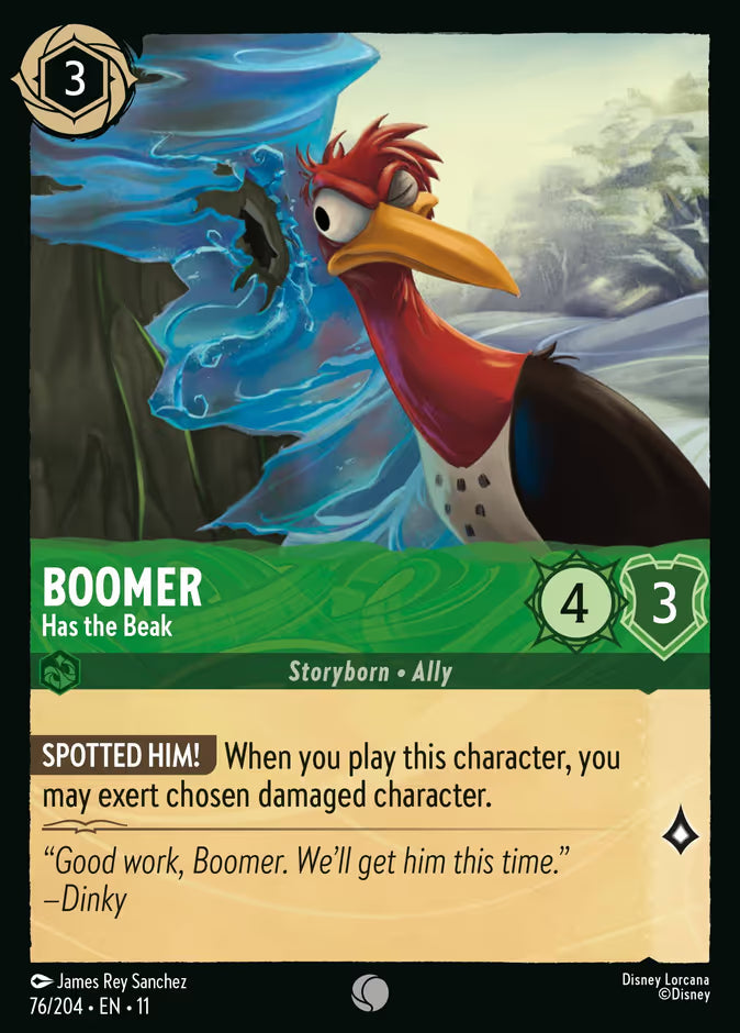 Boomer - Has the Beak - Winterspell Disney Lorcana