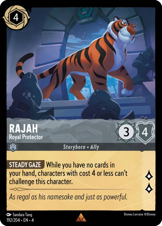 Rajah - Royal Protector - Ursula's Return Disney Lorcana