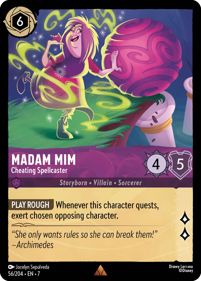 Madam Mim - Cheating Spellcaster - Archazia's Island Disney Lorcana