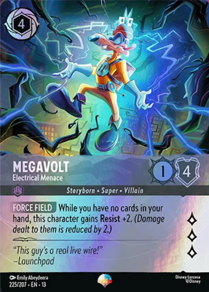 Megavolt - Electrical Menace - Attack of the Vine! Disney Lorcana