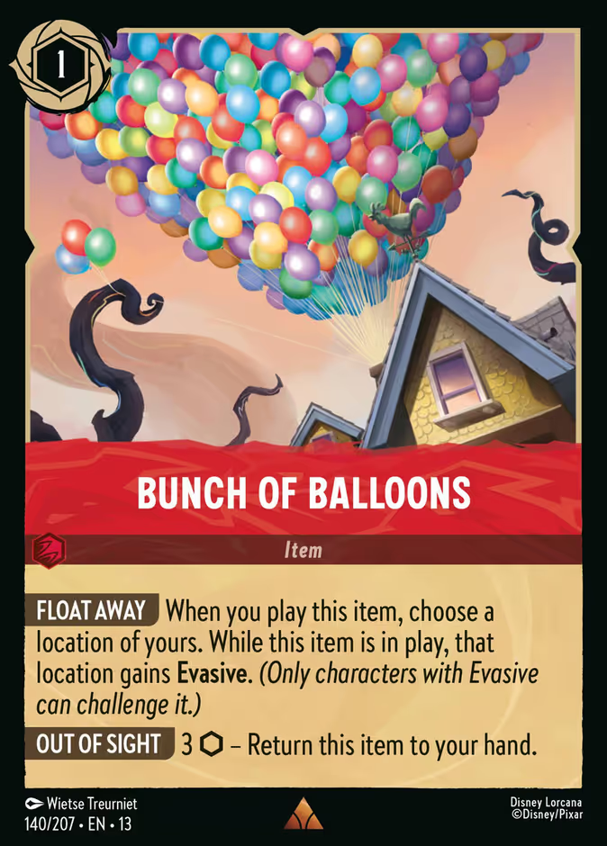 Bunch of Balloons - Attack of the Vine! Disney Lorcana