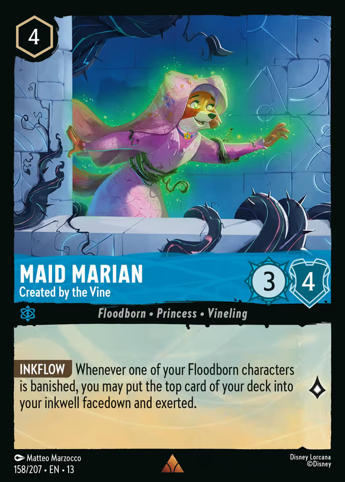 Maid Marian - Created by the Vine - Attack of the Vine! Disney Lorcana