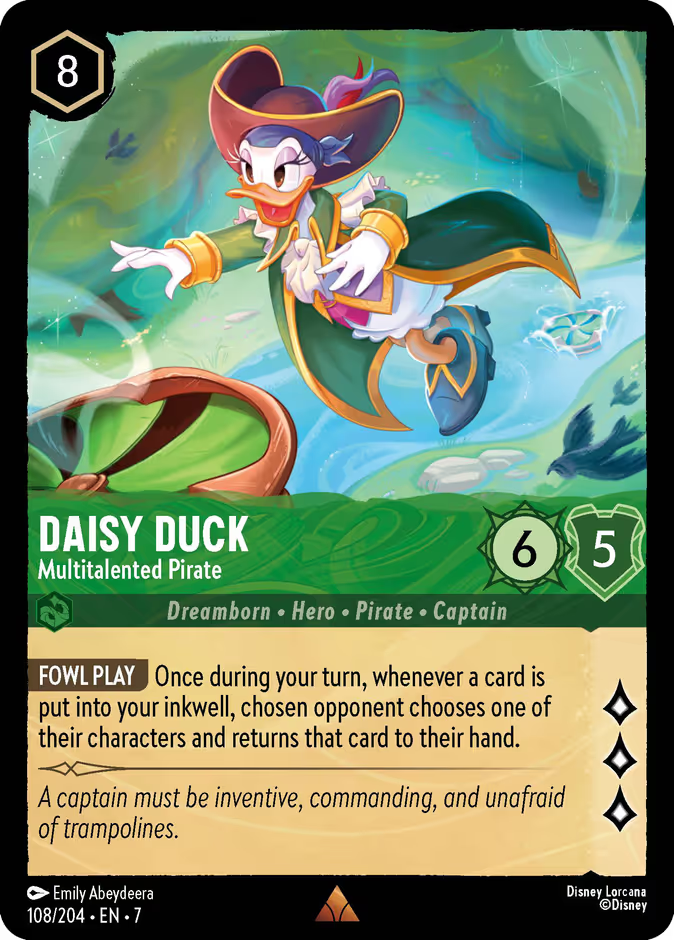 Daisy Duck - Multitalented Pirate - Archazia's Island Disney Lorcana