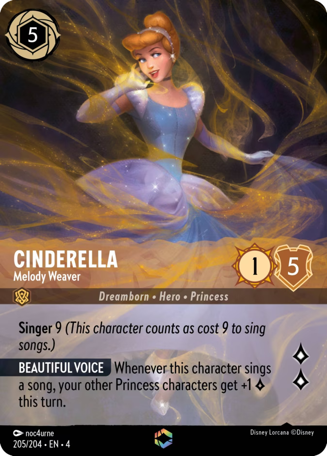 Cinderella - Melody Weaver - Ursula's Return Disney Lorcana