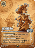 Captain Amelia - Commander of the Legacy - Azurite Sea Disney Lorcana