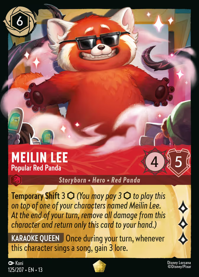 Meilin Lee - Popular Red Panda - Attack of the Vine! Disney Lorcana