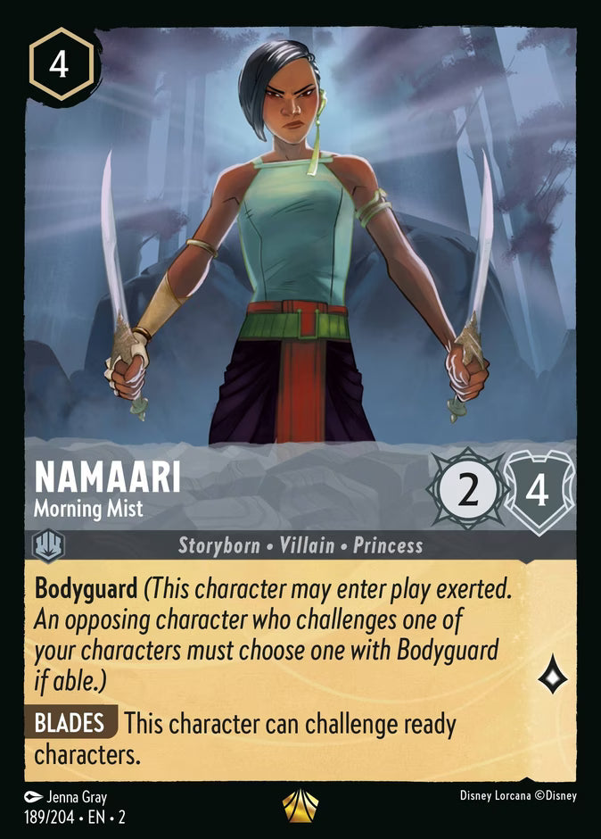 Namaari - Morning Mist - Rise of the Floodborn Disney Lorcana