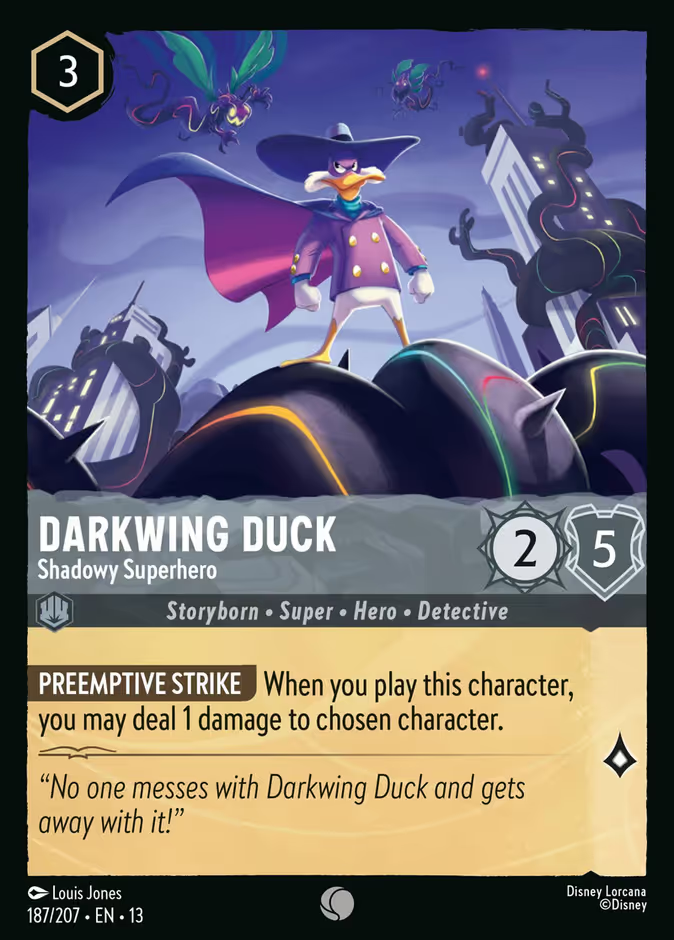 Darkwing Duck - Shadowy Superhero - Attack of the Vine! Disney Lorcana