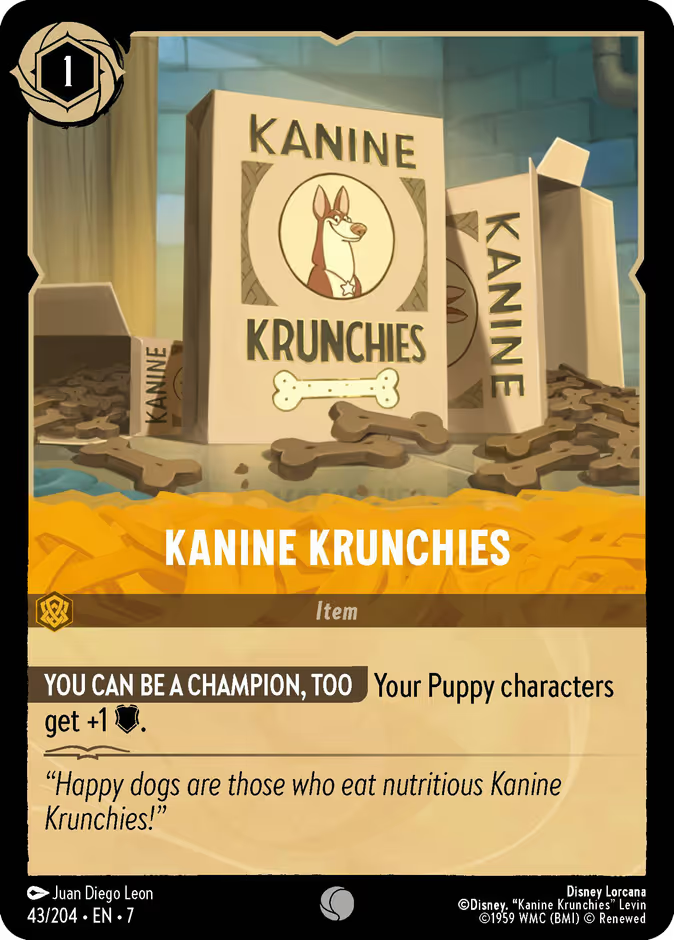 Kanine Krunchies - Archazia's Island Disney Lorcana