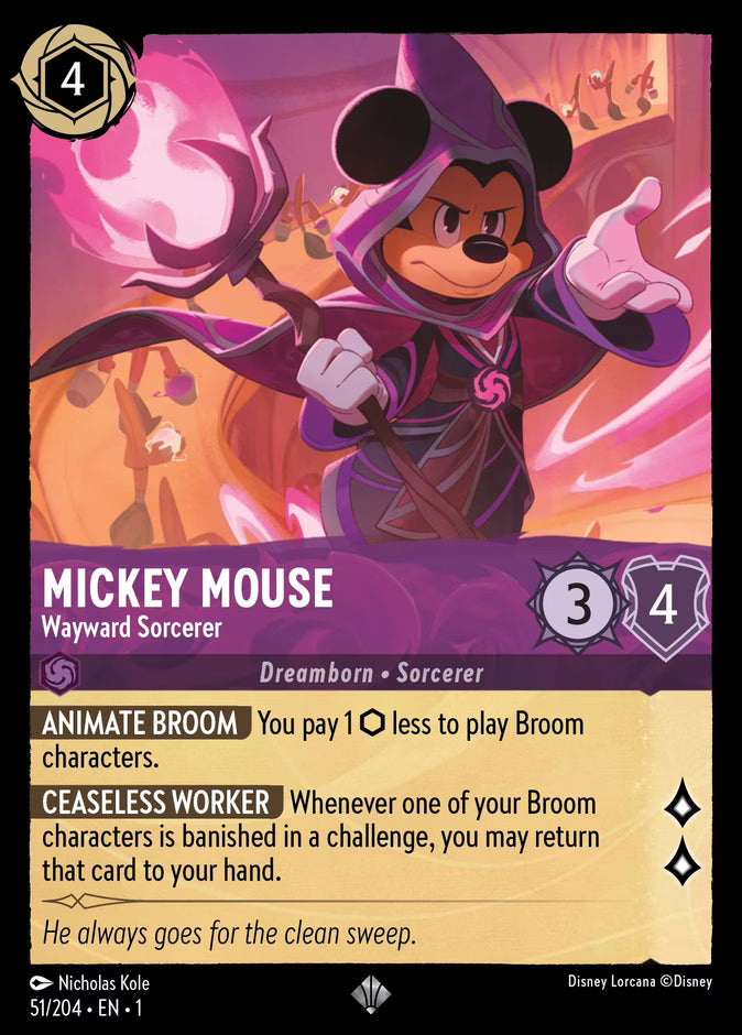 Mickey Mouse - Wayward Sorcerer - The First Chapter Disney Lorcana