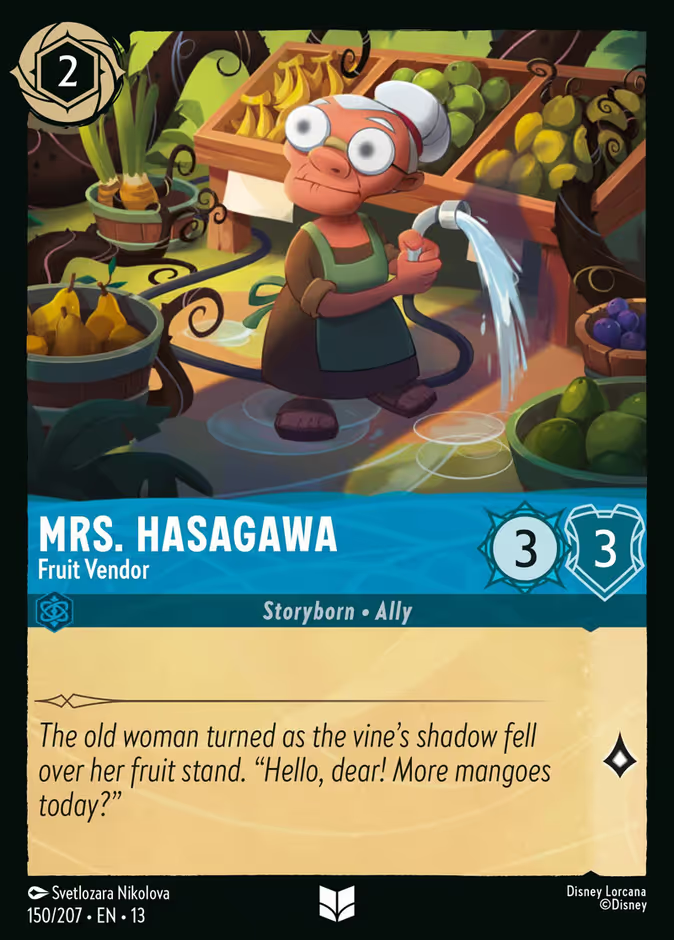 Mrs. Hasagawa - Fruit Vendor - Attack of the Vine! Disney Lorcana