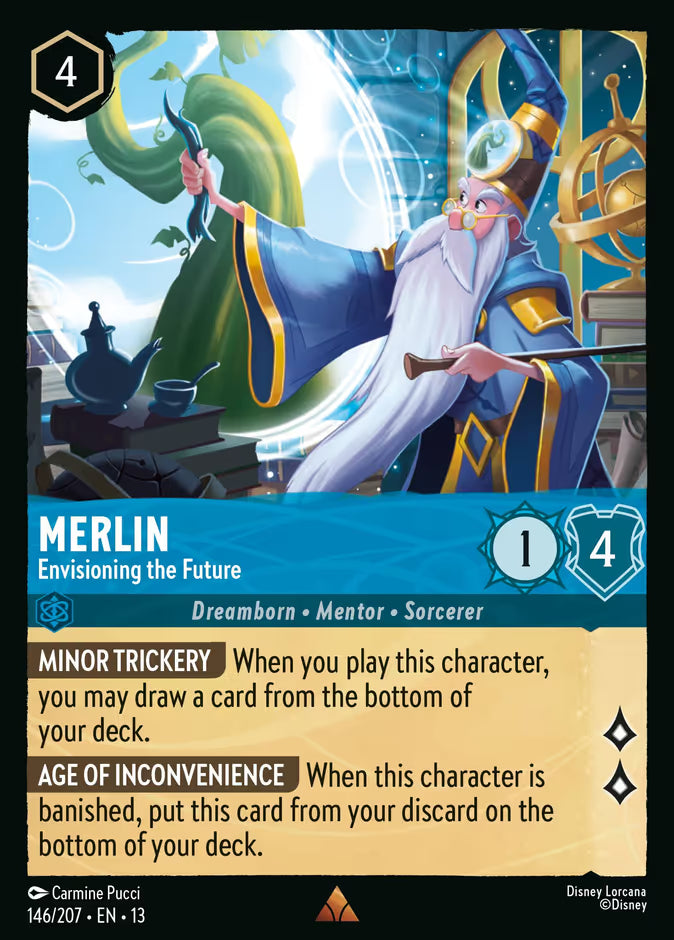 Merlin - Envisioning the Future - Attack of the Vine! Disney Lorcana