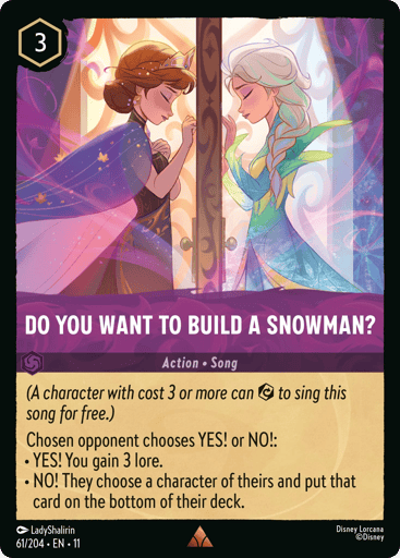 Do You Want to Build a Snowman? - 11WSP - 61/204