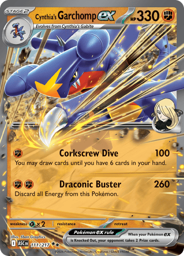 Cynthia's Garchomp ex - Ascended Heroes - 111/217