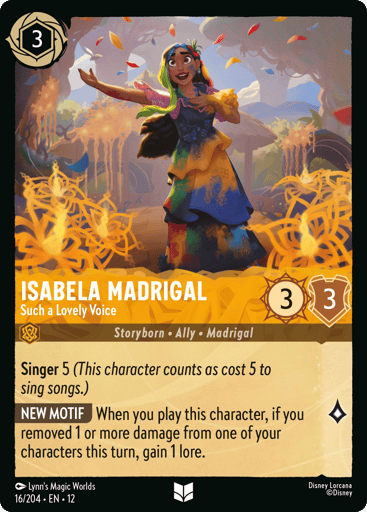 Isabela Madrigal  - Such a Lovely Voice - 12WIL - 16/204