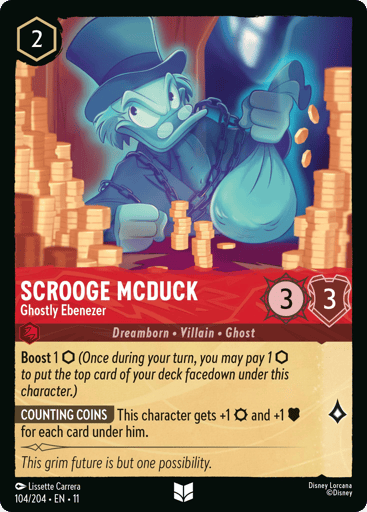 Scrooge McDuck - Ghostly Ebenezer - 11WSP - 104/204