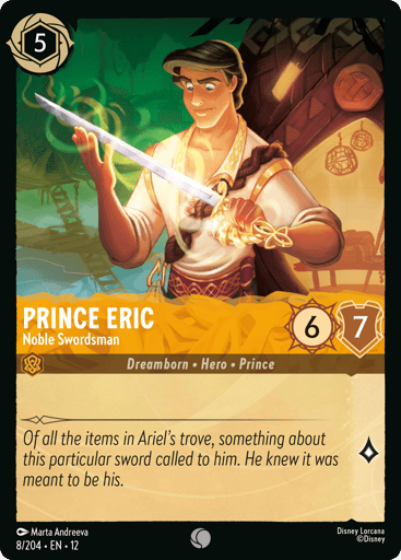 Prince Eric - Noble Swordsman - 12WIL - 8/204