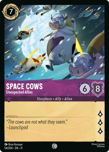 Space Cows - Unexpected Allies - 11WSP - 54/204
